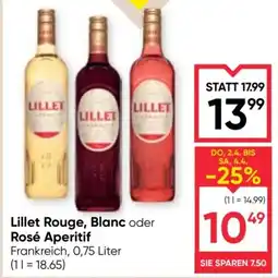Maximarkt Lillet Rouge, Blanc oder Angebot