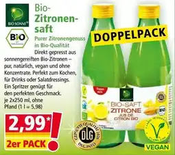 Norma Bio Sonne Bio-Zitronensaft Angebot