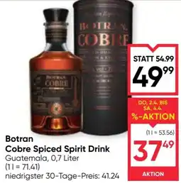 Maximarkt Ron Botran Cobre Spiced Rum Angebot