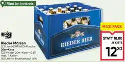 Maximarkt Rieder Märzen Angebot