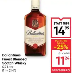 Maximarkt Ballantines Finest Scotch Blended Whisky Angebot