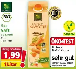 Norma Bio sonne bio-saft karotte Angebot