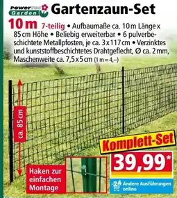 Norma Gartenzaun set Angebot