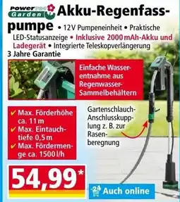 Norma Akku regenfass pumpe Angebot