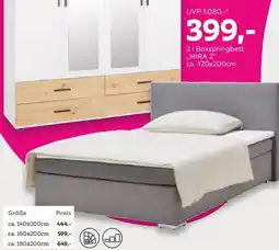 Mömax Boxspringbett mira 2 Angebot