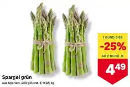 MPreis Spargel grün Angebot