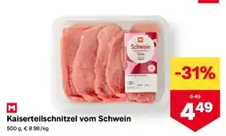 MPreis Kaiserteilschnitzel vom Schwein Angebot