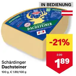 MPreis Schärdinger Dachsteiner Angebot