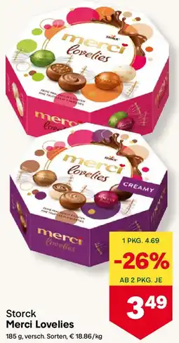 MPreis Storck Merci Lovelies Angebot