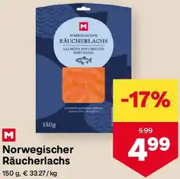 MPreis Norwegischer Räucherlachs Angebot