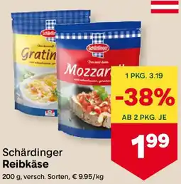 MPreis Schärdinger Reibkäse Angebot