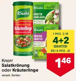 MPreis Knorr Salatkrönung oder Kräuterlinge Angebot