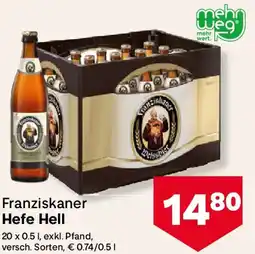 MPreis Franziskaner Hefe Hell Angebot