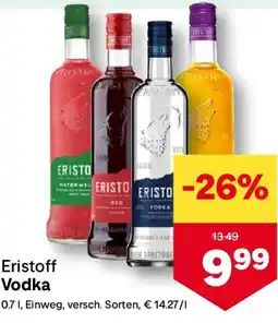 MPreis Eristoff Vodka Angebot
