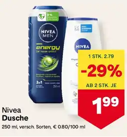 MPreis Nivea Dusche Angebot