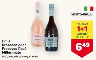 MPreis Brilla Prosecco oder Prosecco Rosé Millesimato Angebot