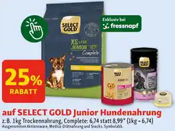 Fressnapf auf SELECT GOLD Junior Hundenahrung Angebot