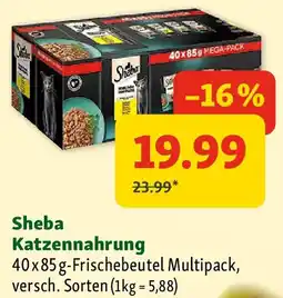Fressnapf Sheba Katzennahrung Angebot