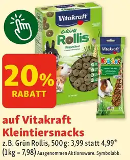 Fressnapf auf Vitakraft Kleintiersnacks Angebot