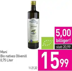 Sutterlüty Mani Bio natives Olivenöl Angebot