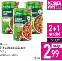 Sutterlüty Knorr Meisterkessel Suppen Angebot
