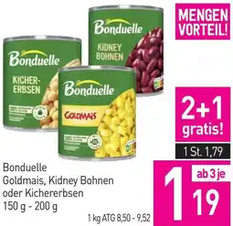 Sutterlüty Bonduelle Goldmais, Kidney Bohnen oder Kichererbsen Angebot