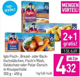 Sutterlüty Iglo Fisch-, Brezel- oder Back- fischstäbchen, Fisch'n'Rösti, Goldschatz oder Polar-Dorsch in Knusperhülle Angebot