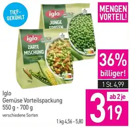 Sutterlüty Iglo Gemüse Vorteilspackung Angebot