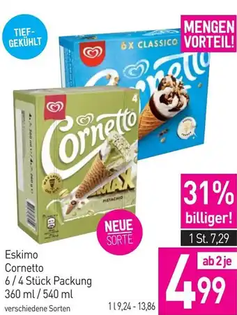 Sutterlüty Eskimo Cornetto Angebot