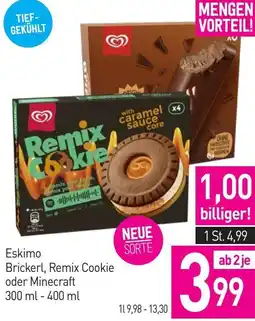 Sutterlüty Eskimo Brickerl, Remix Cookie oder Minecraft Angebot