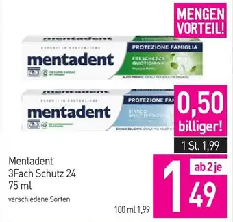 Sutterlüty Mentadent 3Fach Schutz 24 Angebot