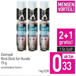Sutterlüty Zooroyal Rind Stick für Hunde Angebot