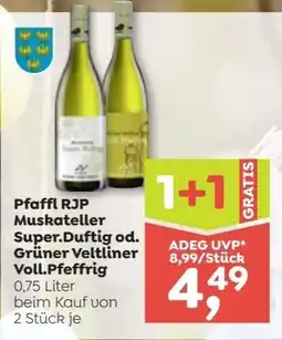 ADEG Pfaffl rjp muskateller super.duftig od. grüner veltliner voll.pfeffrig Angebot