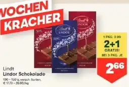 MPreis Lindor Schokolade Angebot