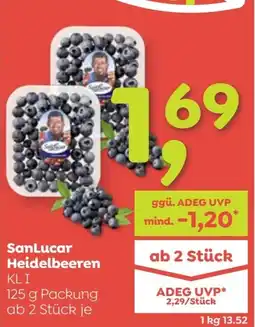 ADEG Sanlucar heidelbeeren Angebot