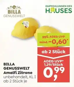 ADEG Billa genusswelt amalfi zitrone Angebot