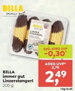 ADEG Billa immer gut linzer stangerl Angebot