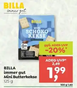 ADEG Billa immer gut mini butterkekse Angebot
