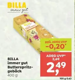 ADEG Billa immer gut butterspritz- gebäck Angebot