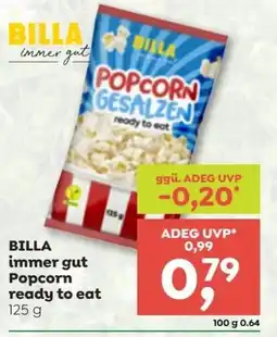 ADEG BILLA immer gut Popcorn ready to eat Angebot