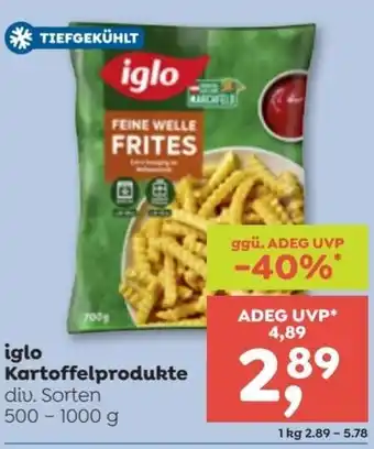 ADEG Iglo kartoffelprodukte Angebot