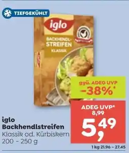 ADEG Iglo backhendlstreifen Angebot