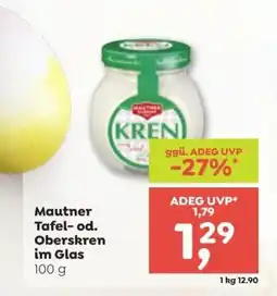 ADEG Mautner tafel-od. oberskren im glas Angebot