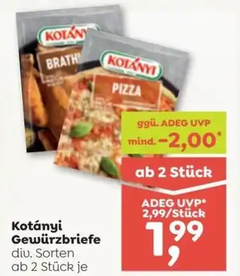 ADEG Kotányi gewürzbriefe Angebot