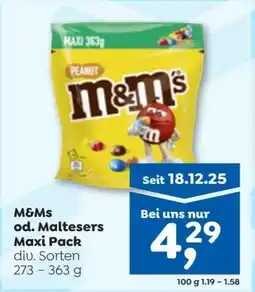 ADEG M&Ms od. Maltesers Maxi Pack Angebot