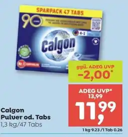 ADEG Calgon pulver od. tabs Angebot