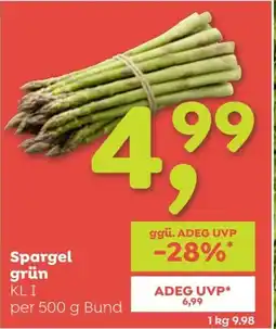 ADEG Spargel grün Angebot