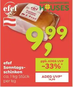 ADEG Efef sonntags- schinken Angebot