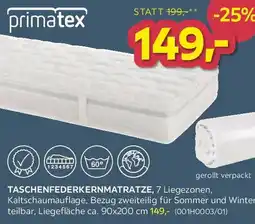 Möbelix Taschenfederkernmatratze Angebot