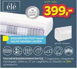 Möbelix Taschenfederkernmatratze Angebot